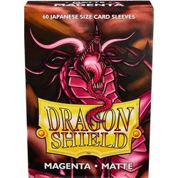 Dragon Shield 60 Japanese Size Sleeves - Magenta Matte