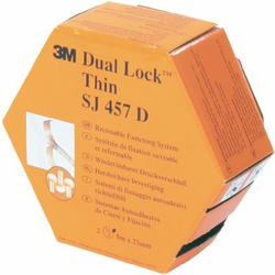 3M Samoljepljiva traka s čičkom s gljivastim glavicama Dual Lock™ (D x Š) 5 m x 25 mm prozirna 3M SJ 457D 1 komad