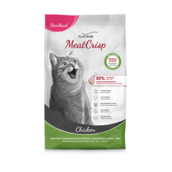 Platinum hrana za sterilisane mačke MeatCrisp - Piletina 1.5kg