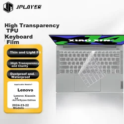 JPlayer Zaštitna TPU folija za tastaturu za Lenovo Xiaoxin 14/Air 14/Ryzen Edition