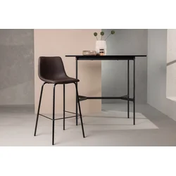 Venture Design Barski stol 2 kosa 48x47x103 cm rjav