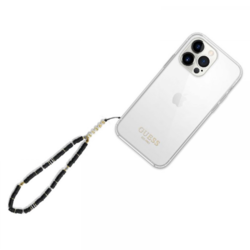 Vezica za mobilni Guess Strap Heishi Beads crna