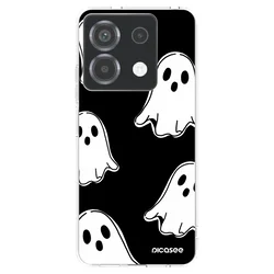 Silikonski prozorni ovitek za Xiaomi Poco X6 - Black ghosts