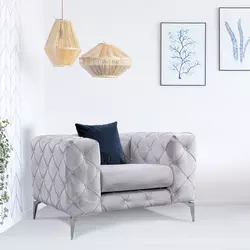 Atelier del Sofa Fotelja Como 108x73x90cm Svetlosiva