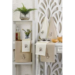 Lessentiel Maison Set krpa za kuhinju Coffee, 6 komada, Višebojne