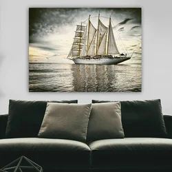 Wallity Dekorativna slika na platnu, 70x100cm, Šarena