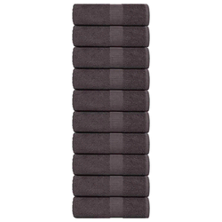 Ručnici za goste FROGN 10 kom antracit 30x50 cm 360 g/m2