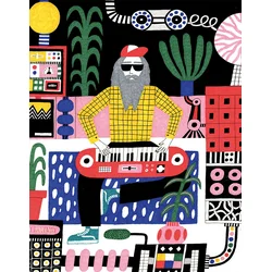 Pieces & Peace - Puzzle Le Musicien Barbu - 500 kosov