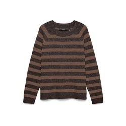 Vero Moda Maternity Pulover VMMDoffy karamel / pikčasto rjava