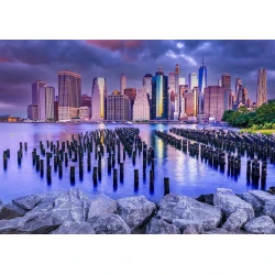 Enjoy - Puzzle Cloudy Sky Over Manhattan, New York - 1 000 kosov