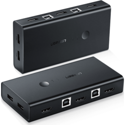 Ugreen HDMI 2x1 KVM Stikalo - box