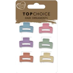TOP CHOICE - Šnalice za kosu 20650 (6 pcs)