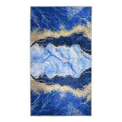 Modro-zlat tekač 200x80 cm - Vitaus