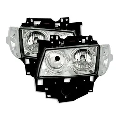 OEM Kristalni farovi Angel Eyes VW Transporter T4 (97-03), Hrom