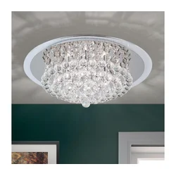 Orion DLU 2378/6/50-Kristalno plafonsko svetlo GLORIA 6xG9/40W/230V prečnik 50 cm hrom