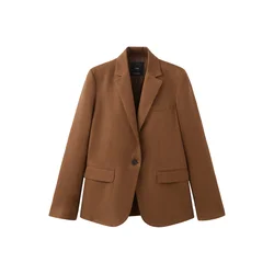 MANGO Blazer Boreli rjava