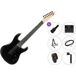 PSD Guitars SPS-1007M-F Premium SET Dark Night Black Električna kitara
