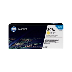 Toner HP CE742A rumena, original -