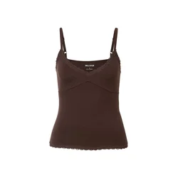 HOLLISTER Top rjava