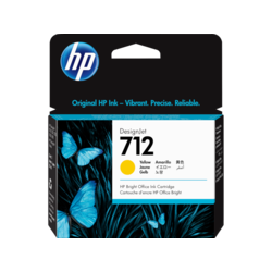 HP 712 29-ml Yellow DesignJet Ink Cartridge