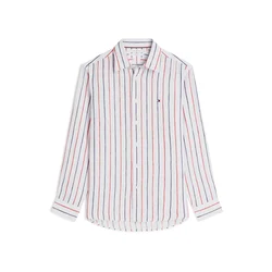 TOMMY HILFIGER Srajca opal/češnjevo rdeča/bela