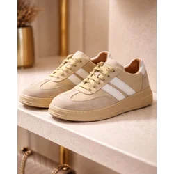 Squareonline Muške patike Beige Classic Line, Bež
