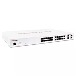 Fortinet L2 Switch - 24 x GE RJ45 ports, 4 x GE SFP slots, Fanless (FS-124E)