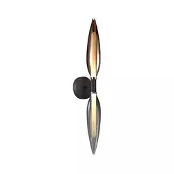 Zidna lampa NORDIC 2xG9/5W/230V crni hrom/medena