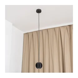 Luster na sajli GAMBIT 1xGU10/10W/230V crne boje