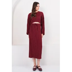 Trend Alacati Stili Ženski komplet Alc-X14808, Bordo