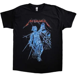 Metallica Majica Blue Justice Unisex Black M