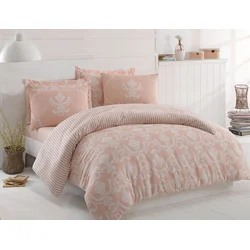 Aberto Design Set Double posteljine Pure, 200x220cm, Roze