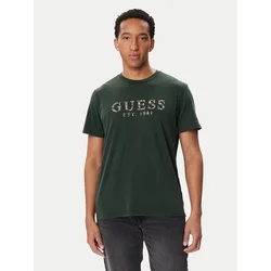 Guess Majica M6BI73 K6674 Temno zelena Regular Fit