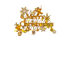 WALLXPERT XMASGOLD 023 Zidna dekoracija