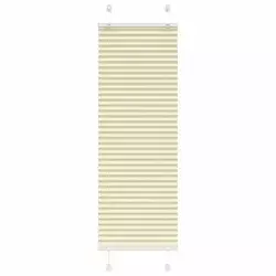 Plisirana roleta krem 45x100 cm širina tkanine 44,4 cm