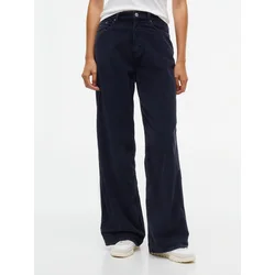 Tommy Jeans Hlače temno modra
