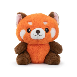KAWAII Rdeča panda plišasta igrača 22cm