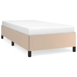 Okvir za krevet bez madraca boja cappuccina 100x200 cm umjetna koža