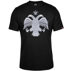 011Shop Muška majica kratkih rukava Vizantija, Crna