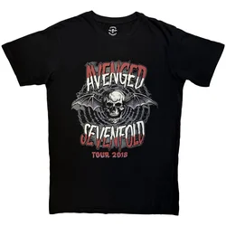 Avenged Sevenfold Tour 18 Carbon Black XL Majica