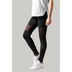 Womens Tech Mesh Leggings - Black