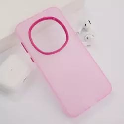 Maska Electro Glow Frame za Honor Magic 7 Pro roze