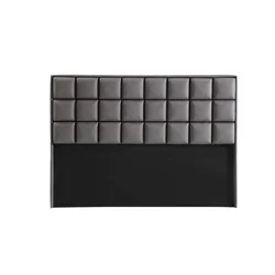 Hanah Home Uzglavlje za krevet Abella, 147x132x5 cm, Sivo