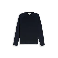 TOM TAILOR Pulover temno modra