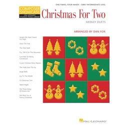 CHRISTMAS FOR TWO MEDLEY DUETS 4HANDS