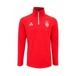 PEAK unisex majica dugih rukava OKS Milano Cortina 2026 crvena