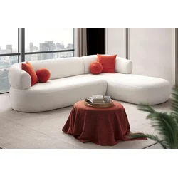 Atelier del Sofa Ugaona garnitura na razvlačenje Roma Right, 270 cm, Bela
