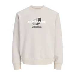 Jack & Jones Junior Majica JCOClub kremna/črna/bela
