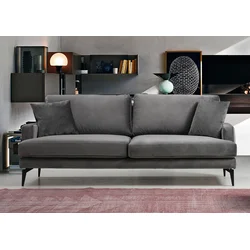 Atelier del Sofa Trosed Papira 90x88x205cm Sivi