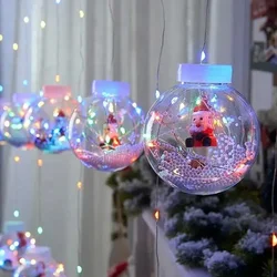 Kugle sa šarenim sijalicama novogodišnje